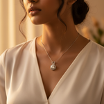 Load image into Gallery viewer, 925 Silver Cubic Zirconia Pendant for Women | Daily Wear