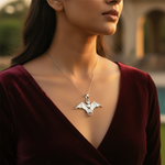 Load image into Gallery viewer, 925 Silver Bat Pendant with Pentacle for Men & Women | Gift