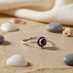 Load image into Gallery viewer, 925 Sterling Silver Black Onyx Ring for Women | Gemstone Jewelry
