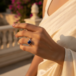 Load image into Gallery viewer, 925 Silver Lapis Lazuli Ring for Women | Gemstone Jewelry