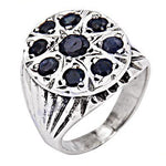 Load image into Gallery viewer, 925 Silver Sapphire Gemstone Ring for Women | Cocktail Jewelry
