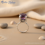 Load image into Gallery viewer, 925 Sterling Silver Amethyst Ring for Women | Gemstone Jewelry