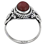 Load image into Gallery viewer, 925 Sterling Silver Garnet Ring for Women | Gemstone Jewelry