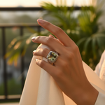 Load image into Gallery viewer, 925 Silver Smoky Quartz Ring | Men's Ring | Gift for Him