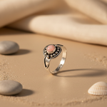 Load image into Gallery viewer, 925 Sterling Silver Rose Quartz Ring for Women | Gift Jewelry