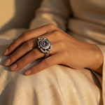 Load image into Gallery viewer, 925 Silver Amethyst Ring for Women | Gemstone Jewelry
