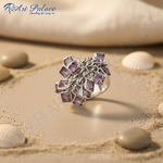 Load image into Gallery viewer, 925 Sterling Silver Amethyst Ring for Women | Gemstone Jewelry