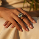 Load image into Gallery viewer, 925 Sterling Silver Green Amethyst Ring for Women | Gift