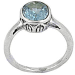 Load image into Gallery viewer, 925 Sterling Silver Aquamarine Ring for Women | Gift Jewelry