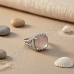 Load image into Gallery viewer, 925 Silver Pink Stone Ring | Women's Fashion Ring | Gift