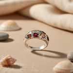 Load image into Gallery viewer, 925 Silver Gemstone Ring for Women | Statement Ring
