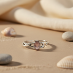 Load image into Gallery viewer, 925 Silver Rose Quartz Ring for Women | Gemstone Jewelry