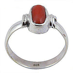 Load image into Gallery viewer, 925 Silver Red Coral Ring for Women | Gemstone Jewelry
