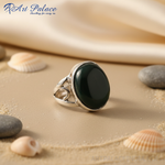 Load image into Gallery viewer, 925 Silver Onyx Ring for Women | Statement Jewelry