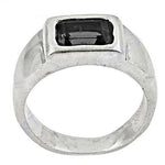 Load image into Gallery viewer, 925 Silver Black Onyx Ring for Men | Signet Ring