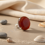 Load image into Gallery viewer, 925 Silver Carnelian Ring | Gemstone Ring for Women | Gift