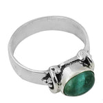 Load image into Gallery viewer, 925 Silver Emerald Ring for Women | Gemstone Jewelry