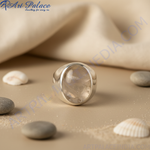 Load image into Gallery viewer, Silver Ring with Oval Gemstone | Women's Ring | Gift