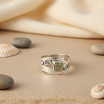 Load image into Gallery viewer, 925 Silver Square Stone Ring for Women | Sterling Silver Jewelry
