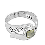 Load image into Gallery viewer, 925 Silver Square Stone Ring for Women | Sterling Silver Jewelry