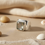 Load image into Gallery viewer, 925 Sterling Silver Ring with Gemstone for Women | Statement Ring