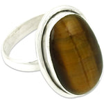 Load image into Gallery viewer, Tiger Eye Stone Ring for Women | 925 Silver Ring