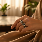 Load image into Gallery viewer, Tiger Eye Stone Silver Ring | Women's Bohemian Jewelry