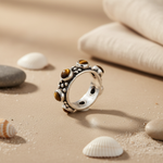 Load image into Gallery viewer, Tiger Eye Stone Silver Ring | Women's Bohemian Jewelry