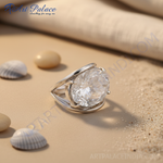 Load image into Gallery viewer, 925 Silver Oval Cut CZ Stone Ring for Women | Gift Jewelry