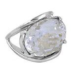Load image into Gallery viewer, 925 Silver Oval Cut CZ Stone Ring for Women | Gift Jewelry