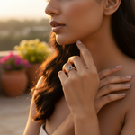 Load image into Gallery viewer, 925 Silver Blue Gemstone Ring for Women | Daily Wear Jewelry