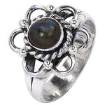 Load image into Gallery viewer, 925 Silver Labradorite Ring for Women | Gemstone Jewelry
