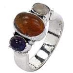 Load image into Gallery viewer, 925 Silver Gemstone Ring | Women's Jewelry | Gift