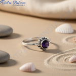 Load image into Gallery viewer, 925 Silver Smoky Quartz Ring for Women | Daily Wear Jewelry