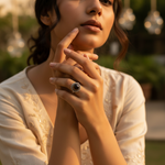 Load image into Gallery viewer, 925 Silver Smoky Quartz Ring for Women | Daily Wear Jewelry