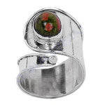 Load image into Gallery viewer, 925 Sterling Silver Unakite Stone Ring for Women | Gift