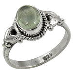 Load image into Gallery viewer, 925 Silver Prehnite Gemstone Ring for Women | Gift Jewelry