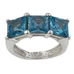 Load image into Gallery viewer, 925 Silver Blue Topaz Ring for Women | Gemstone Ring
