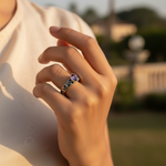 Load image into Gallery viewer, 925 Silver Amethyst Ring for Women | Gemstone Ring