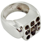 Load image into Gallery viewer, 925 Silver Smoky Quartz Ring | Men's Signet Ring