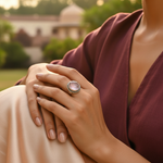 Load image into Gallery viewer, 925 Silver Rose Quartz Ring for Women | Gemstone Jewelry