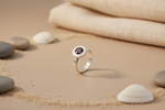Load image into Gallery viewer, 925 Silver Garnet Ring for Women | Gemstone Jewelry