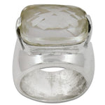 Load image into Gallery viewer, Silver Ring with Large Gemstone for Women | Statement Jewelry