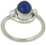 Load image into Gallery viewer, 925 Silver Lapis Lazuli Ring for Women | Blue Gemstone Jewelry