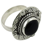 Load image into Gallery viewer, 925 Silver Black Onyx Ring for Women | Statement Jewelry
