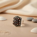 Load image into Gallery viewer, 925 Silver Garnet Ring for Women | Cocktail Ring | Gift