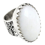 Load image into Gallery viewer, 925 Silver White Gemstone Ring for Women | Statement Jewelry