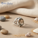 Load image into Gallery viewer, 925 Silver Smoky Quartz Ring | Women's Gemstone Jewelry