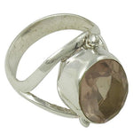 Load image into Gallery viewer, 925 Silver Smoky Quartz Ring | Women's Gemstone Jewelry