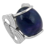 Load image into Gallery viewer, 925 Silver Blue Gemstone Ring for Women | Statement Jewelry